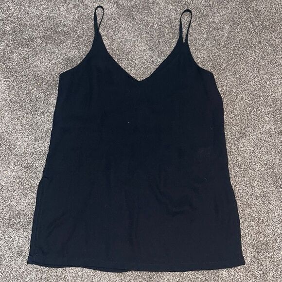 H&M Sheer Flowy Tank Top Size 2 - Picture 1 of 7